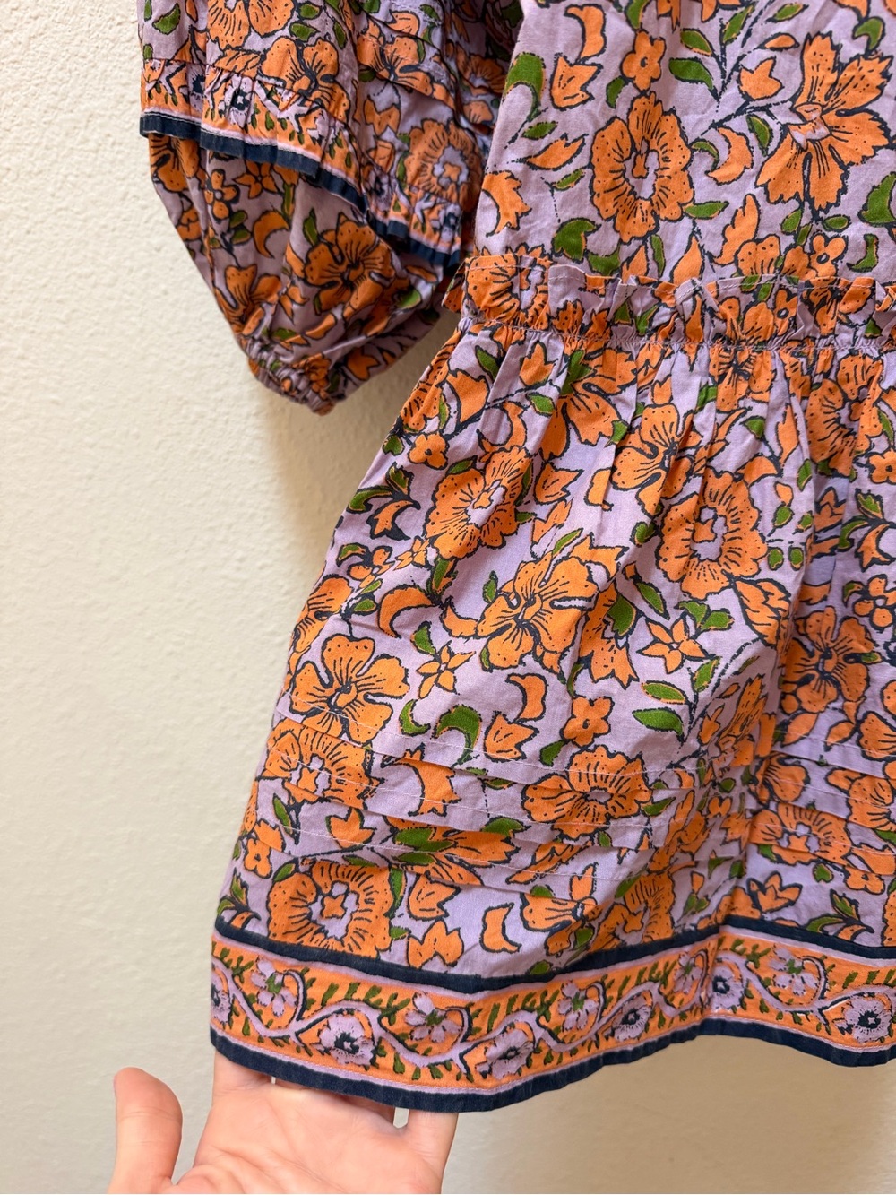 $228 MSRP Cleobella Jaclyn Mini Dress in Asilah Print Medium, will fit Large - Picture 7 of 9